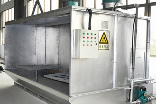 LS600 Dacromet coating water curtain type spray room